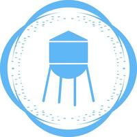 icono de vector de torre de agua