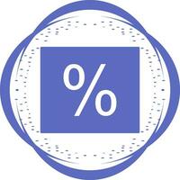 Percentage Vector Icon