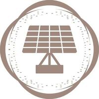 icono de vector de panel solar