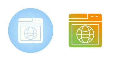 Web Browser Vector Icon