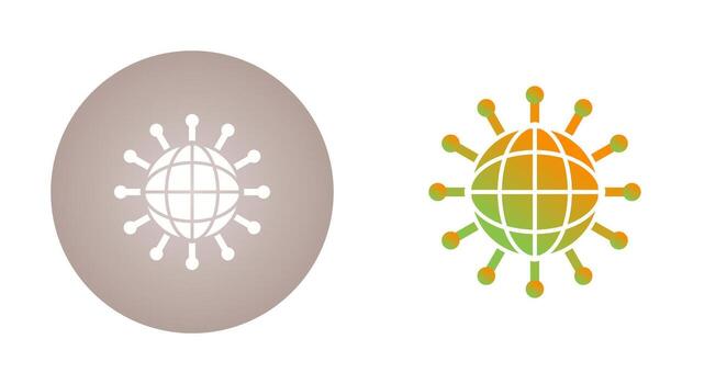 icono de vector de red