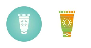 Sun Cream Vector Icon