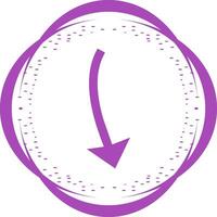 Arrow Pointing Down Vector Icon