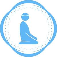 Offering Prayer Vector Icon