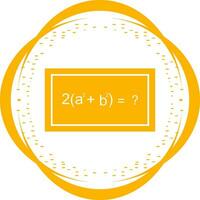Solving Formula Vector Icon