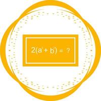 Solving Formula Vector Icon