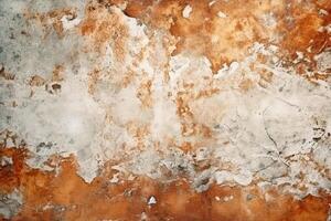 Fancy vintage concrete and peeling paint background created with technology. photo