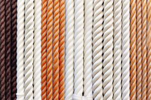 Ropes and knots sailing background created with technology. photo