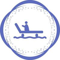 Riding Sled Vector Icon