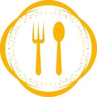 Spoon and Fork Vector Icon
