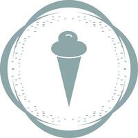 icono de vector de cono de helado