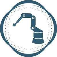 Industrial Robot Vector Icon