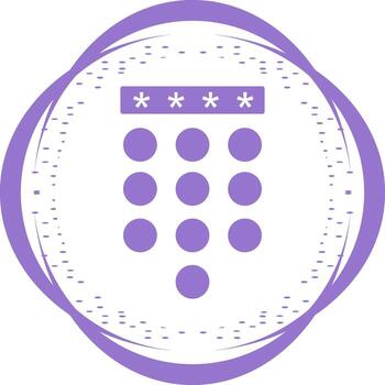 icono de vector de bloqueo de contraseña