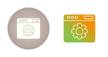 Web Settings Vector Icon