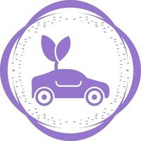 Eco friendly Car Vector Icon