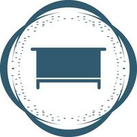Simple Desk Vector Icon