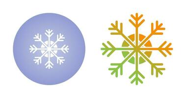 icono de vector de copo de nieve