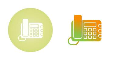 Land Line Phone Vector Icon