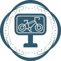 Bike Lane Vector Icon