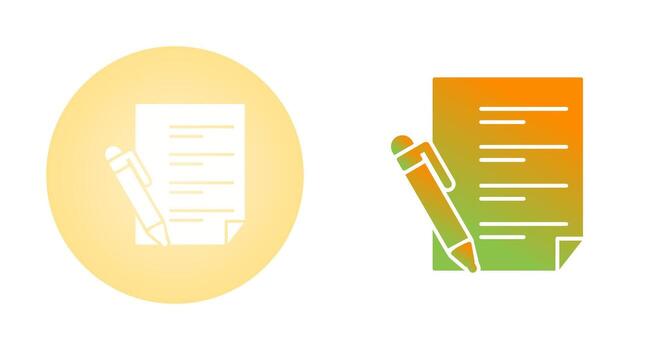 escribir icono vectorial vector
