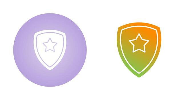 icono de vector de escudo