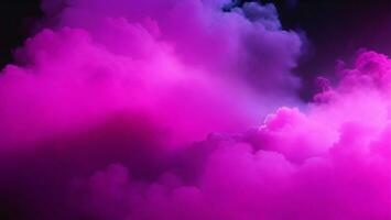 Fantasy cloudscape with bright pink and blue colors ai generated photo