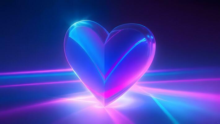 Neon pink, background, blue, dark abstract, glowing, loveurhunny