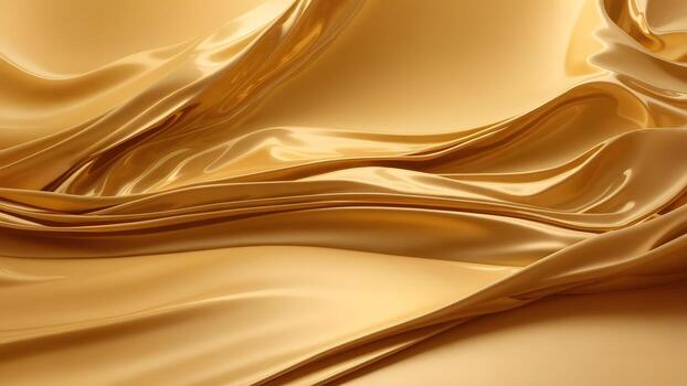 oro solución antecedentes bandera dorado sedoso suave fluir anuncios noble costoso misterioso ai generado foto