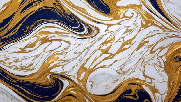 Marble abstract acrylic background, Marbling artwork texture, Agate ripple pattern, Gold powder AI generated photo