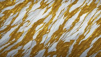 Texture, background, pattern, silk fabric, yellow gold with a print of stripes, abstract background AI generated photo