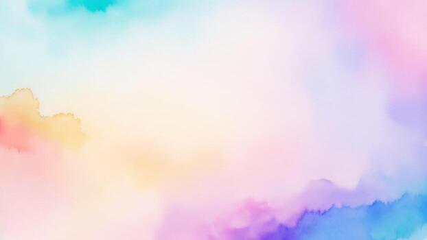Abstract colorful pastel gradient with blurred background ai generated photo