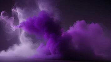 purple smoke dark background mysterious magic surprise blurred magical abstract photo