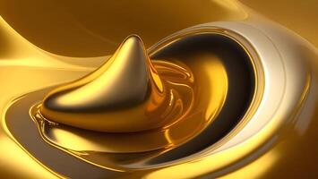 gold solution background banner golden silky smooth flow ads noble expensive mysterious photo
