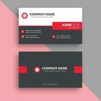 minimal business card design vector