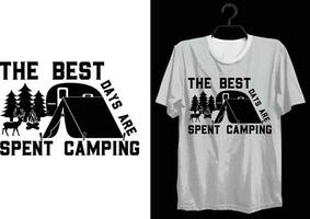 Camping T-shirt Design. Funny Gift Camping T-shirt Design For Camp Lovers. Typography, Custom, Vector t-shirt design. World All Camper T-shirt Design For Adventure