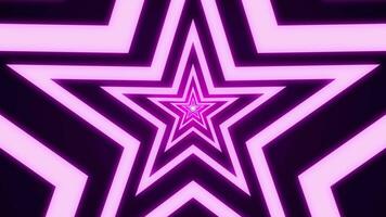 Pink futuristic Spiral tunnel star neon ray energy abstract, abstract technology background looping animation, cyber disco beams dynamic effect, galaxy illuminated glow animation video