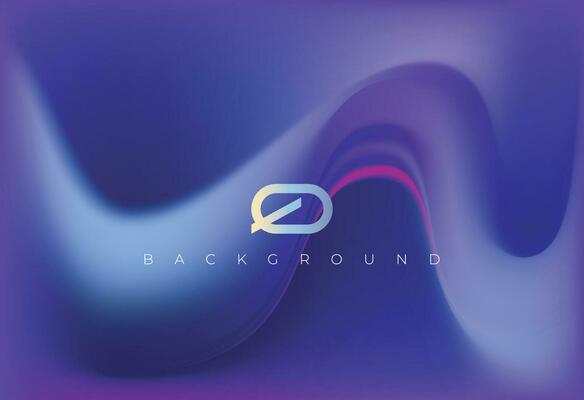 Modern abstract fluid shape vector background