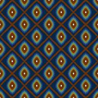 Seamless geometric folklore ornament, Tribal ethnic texture. Seamless striped pattern in Aztec style, Figure tribal embroidery, Scandinavian, Ikat pattern photo