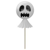 3d ghost lollipop vector