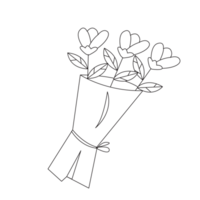 hink blomma påsk översikt 2d illustrationer png