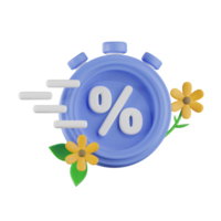 Discount Deadline Spring Sale 3D Illustrations png