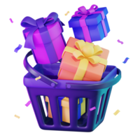 Giveaway Cyber Monday 3D Illustration png