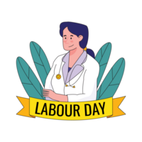 Doctor Labour Day Color 2D Illustrations png