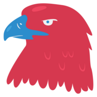 chauve Aigle tête Mémorial journée Couleur 2d des illustrations png