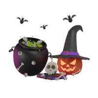 Halloween 3d personaggi rendere oggetto interattivo png