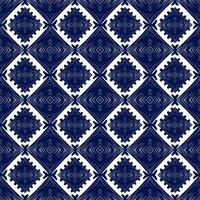 Retro geometric pattern in repeat. Fabric print. Damask style Seamless pattern background, mosaic ornament, vintage style. Design for prints on fabrics photo