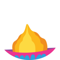 polvere 2 Diwali etichetta colore 2d illustrazione png