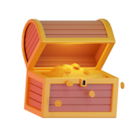 Chest Game Assets 3D Illustrations png