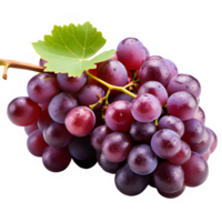 grapes isolated on transparent background ,grape png clip art ,generative ai