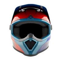 dirt bike helmet isolated on transparent background ,motocross helmet ,generative ai png